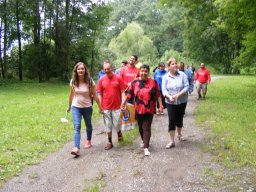 Wizyta międzynarodowej grupy młodzieży w Domu Pomocy Społecznej w Podzamku w ramach ŚDM Kraków 2016r